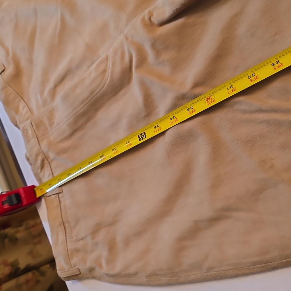 Doncaster Womens Luxury Suede In Khaki/Camel. These Pants Are Custom Fit $60 - Picture 8 of 10